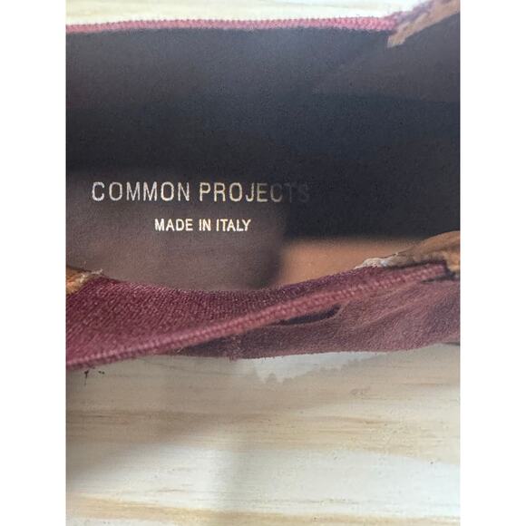 Men\'s Common Project suede Chelsea boots size 42 euro